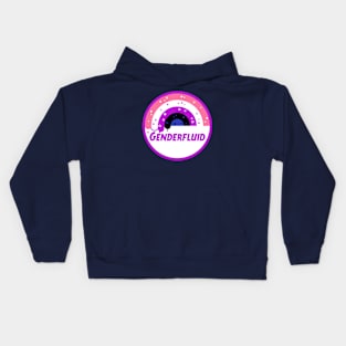 Rainbow Orb [genderfluid] Kids Hoodie